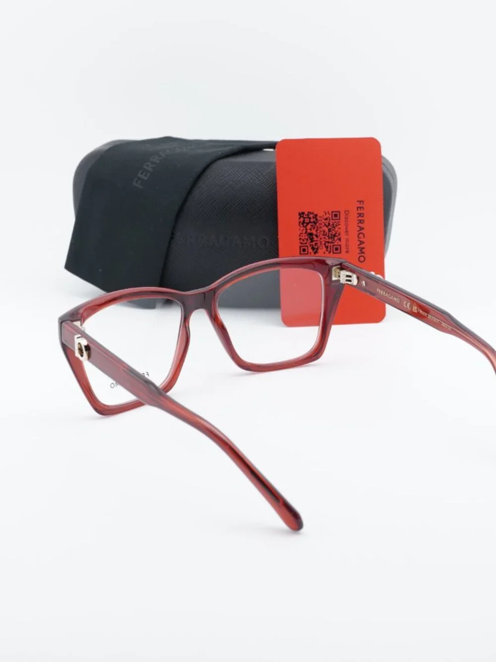 Salvatore Ferragamo SF3030E 616 Square Eyeglasses 54mm – Red